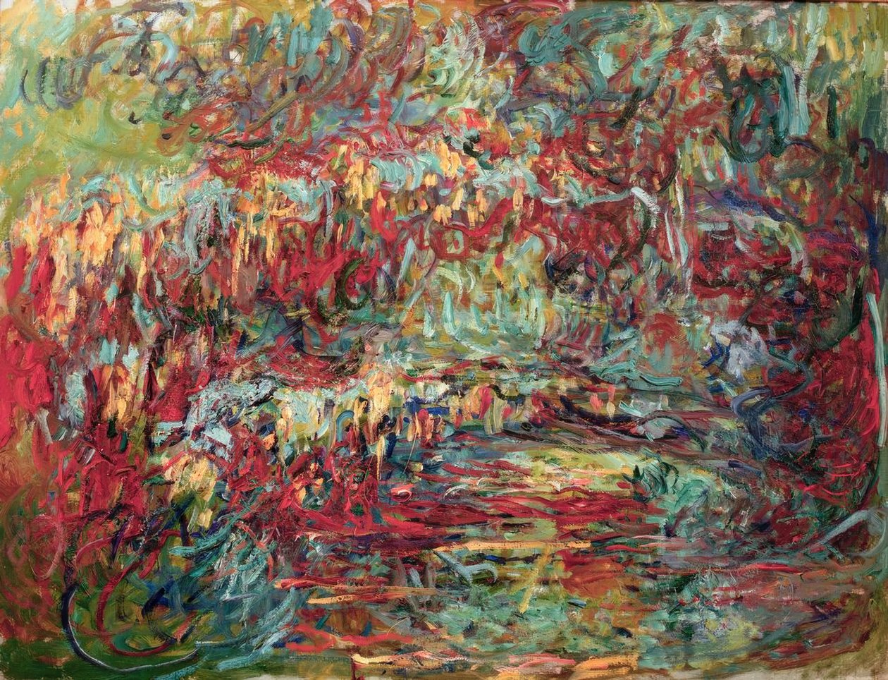 Die japanische Brücke von Claude Monet