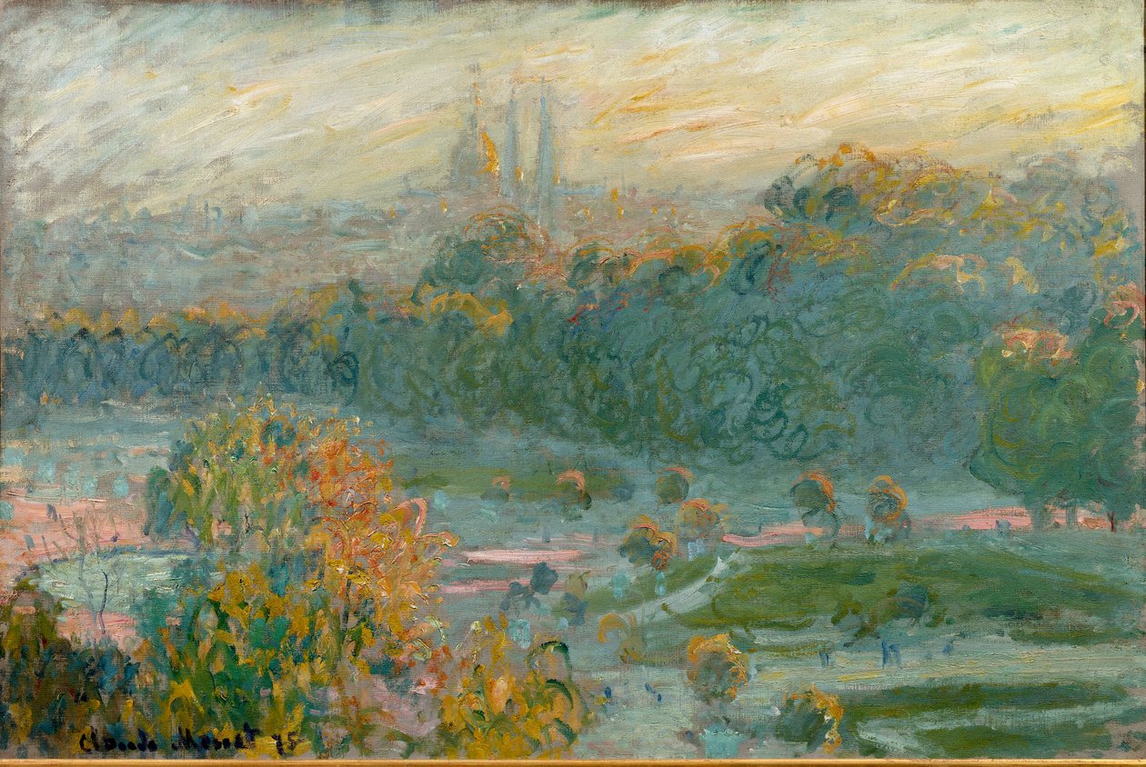 Les Tuileries, Studie von Claude Monet