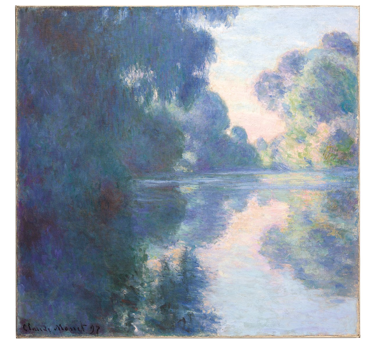 Matinée sur la Seine, 1897 von Claude Monet