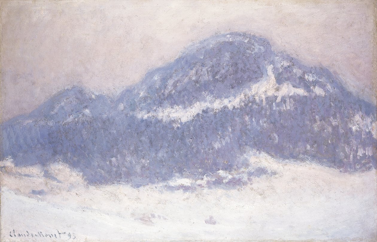 Mont Kolsaas, nebliges Wetter, 1895 von Claude Monet