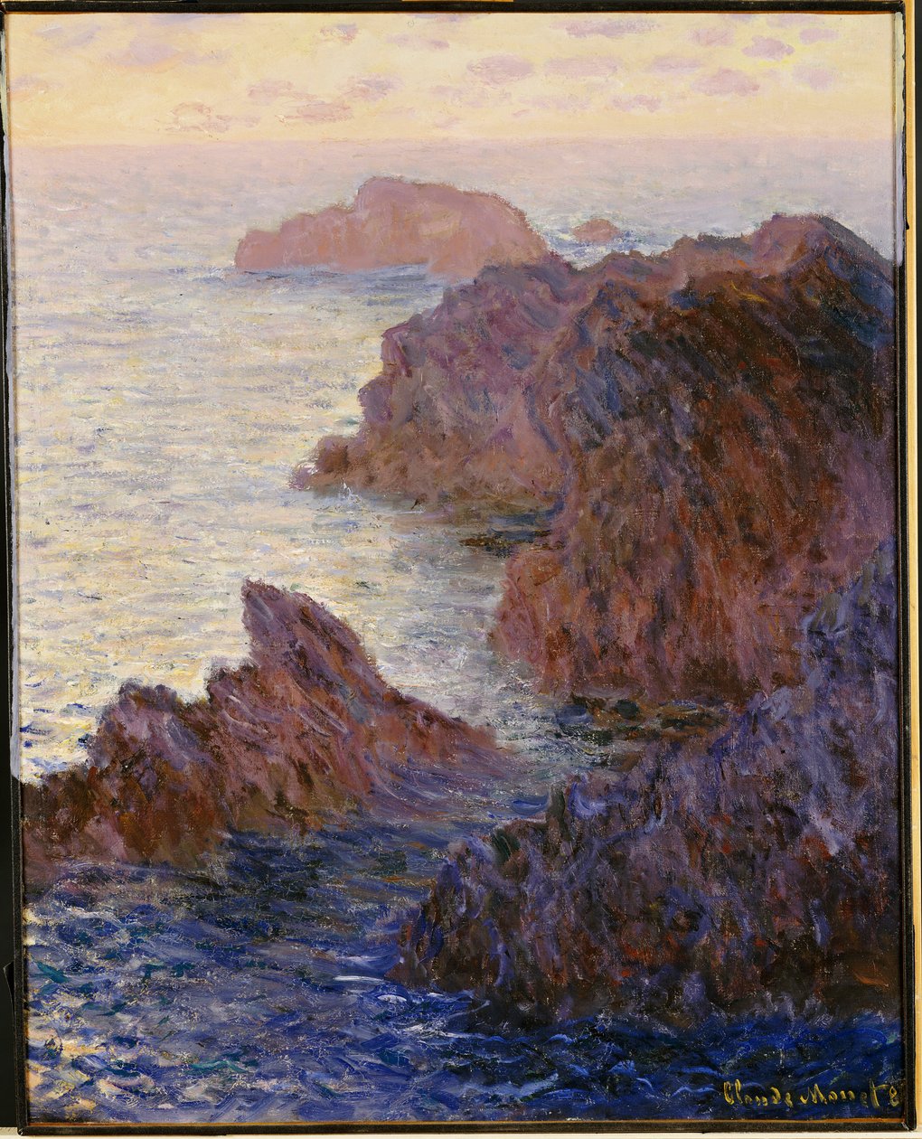 Point de Rochers, Port-Goulphar von Claude Monet
