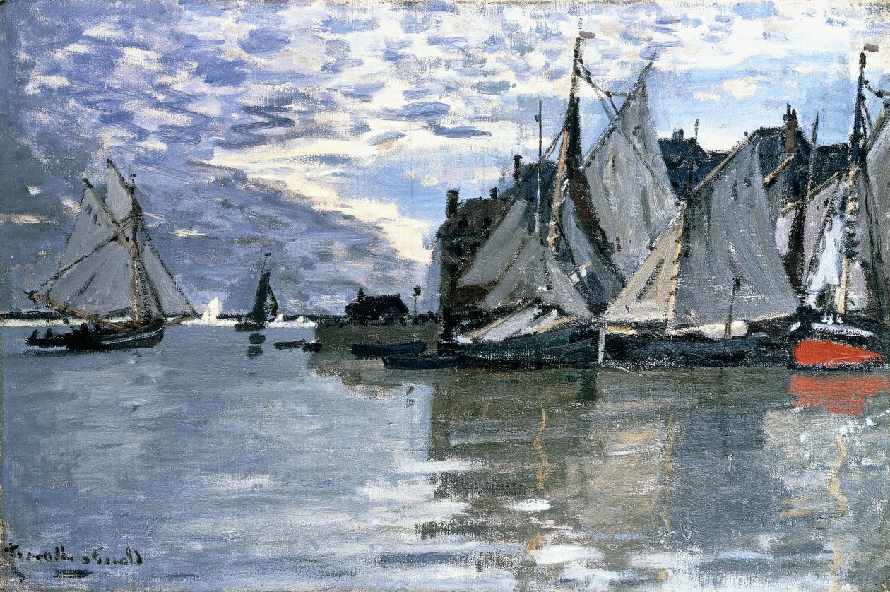 Segelboote, ca. 1864-1866 von Claude Monet