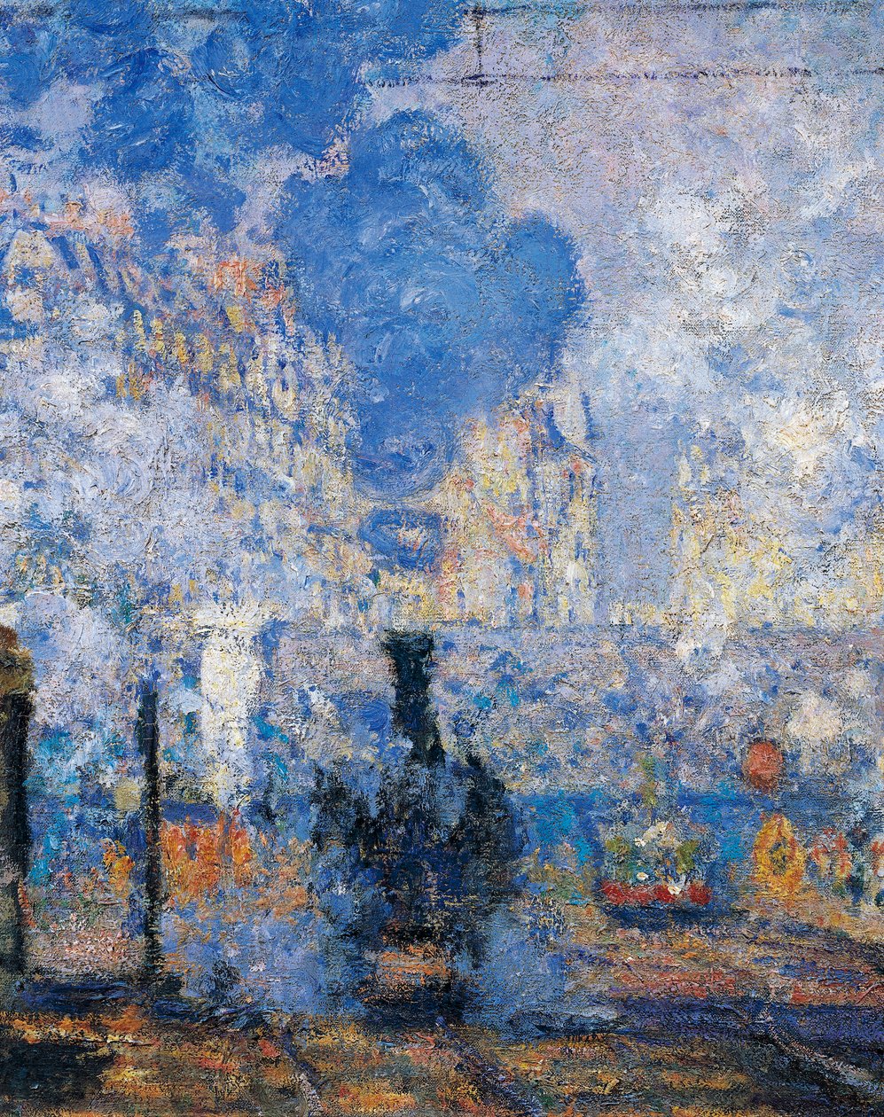Bahnhof Saint Lazare, von Claude Monet von Claude Monet