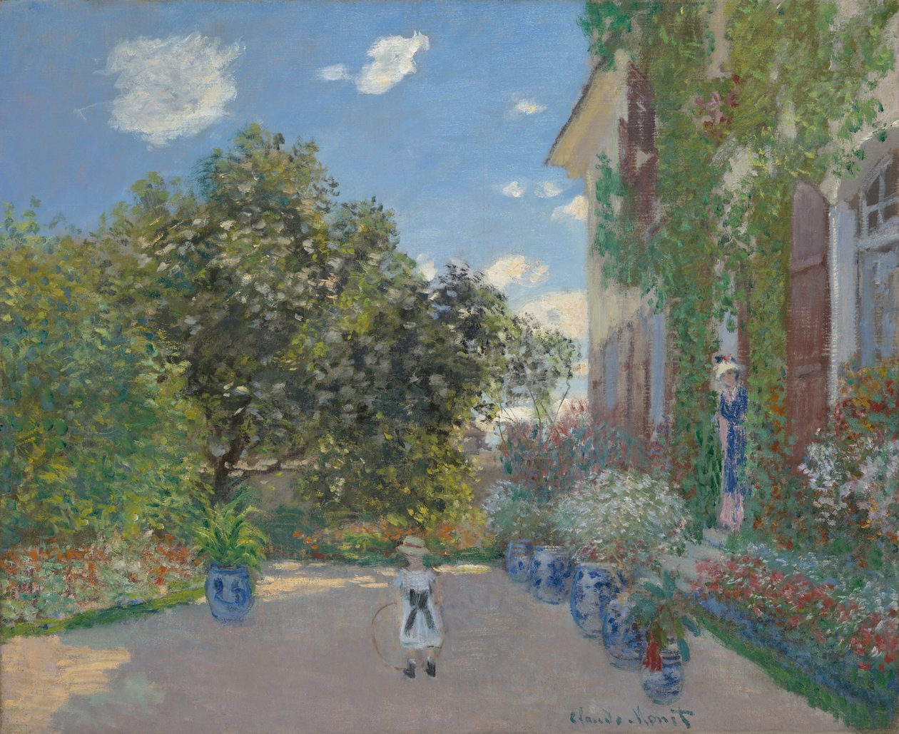 Das Haus des Künstlers in Argenteuil von Claude Monet