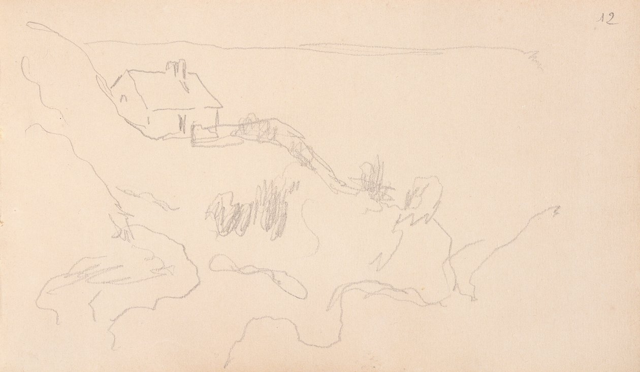 Das Zollbeamtenhaus in Varengeville von Claude Monet