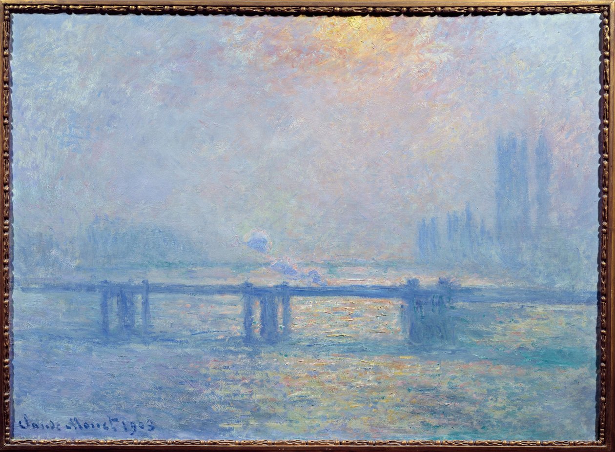 Die Themse bei Charing Cross, London von Claude Monet
