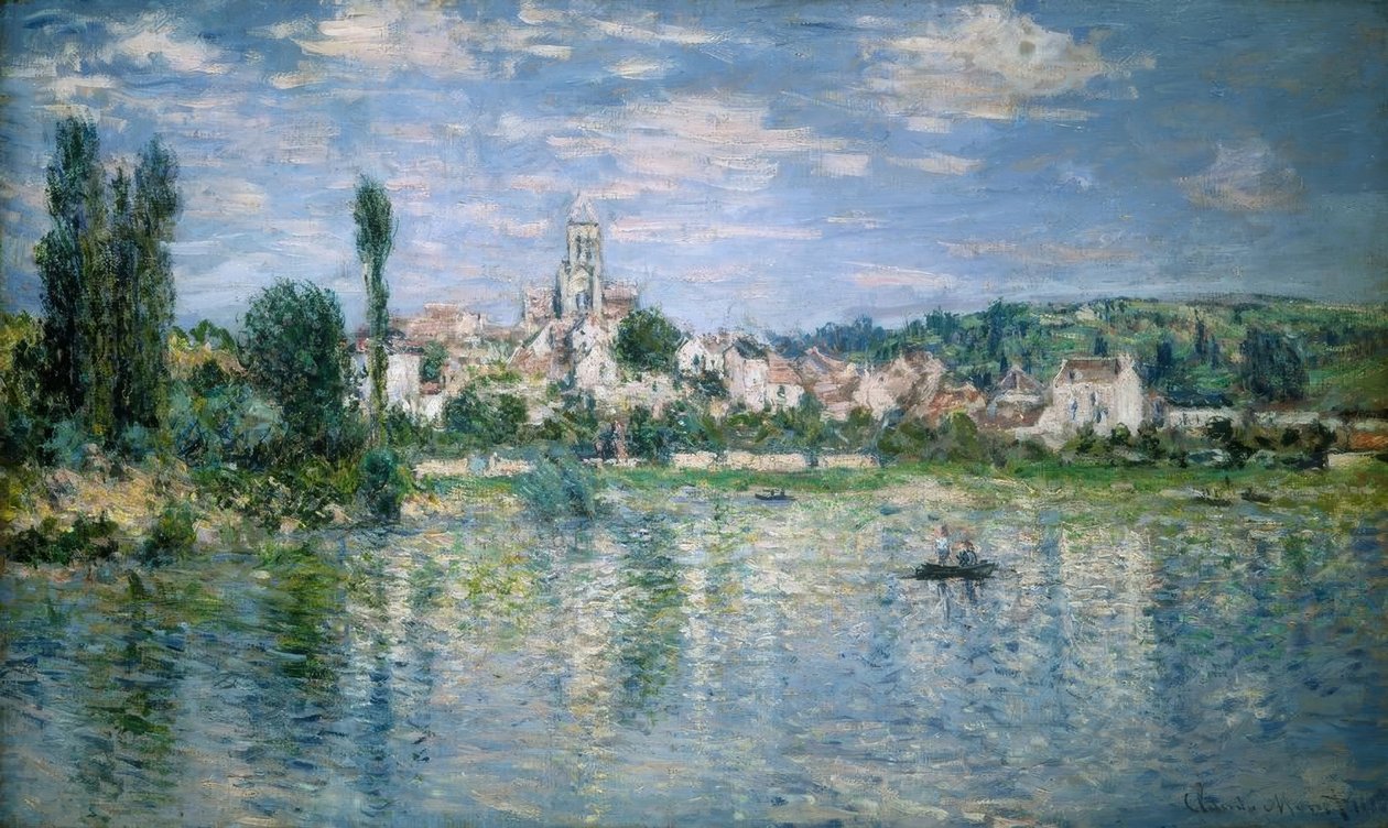 Blick auf Vétheuil, Sommer von Claude Monet