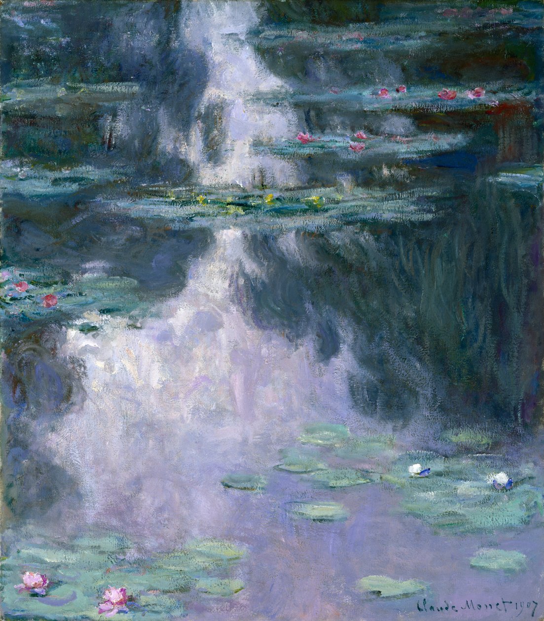 Seerosen (Nympheas) 1907 von Claude Monet