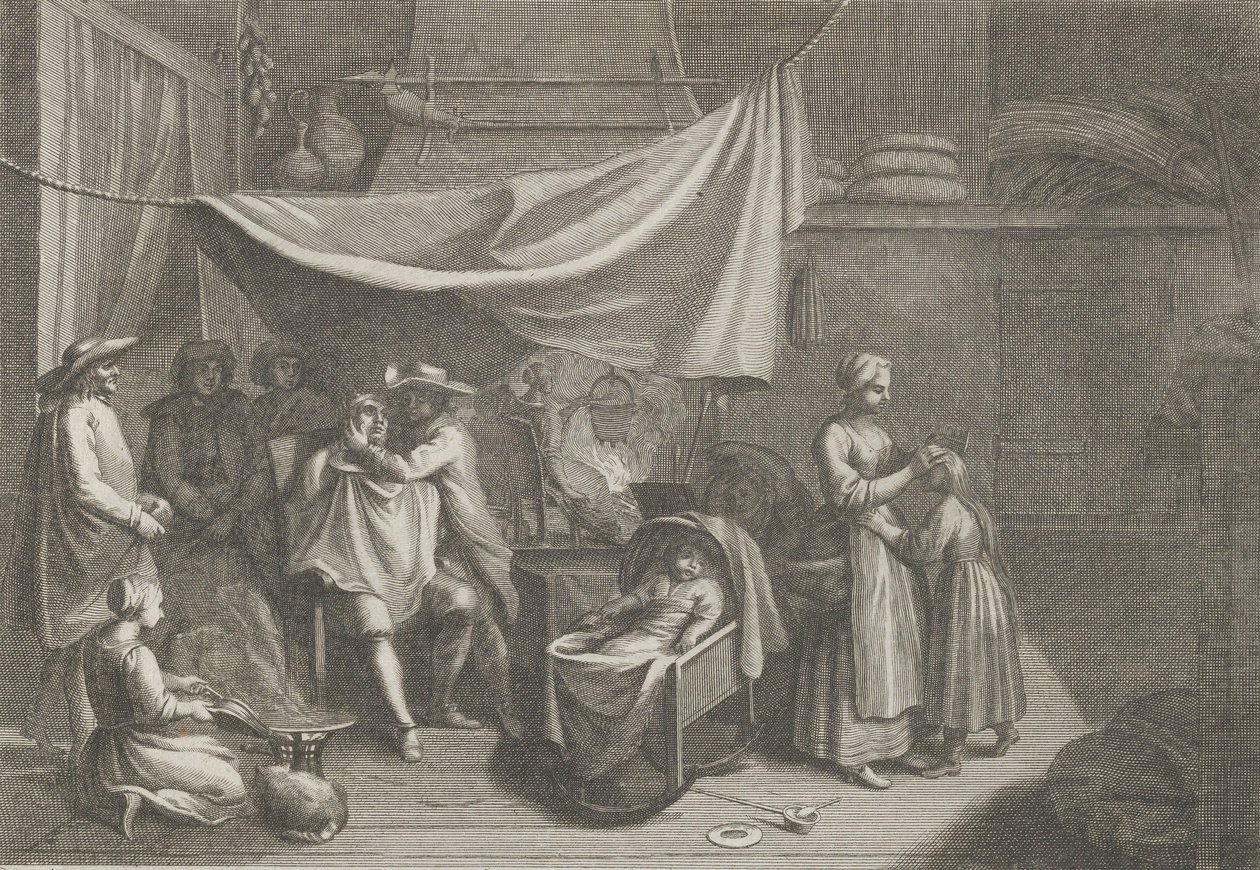 Morgen, ca. 1700 von Claude Saint Paul