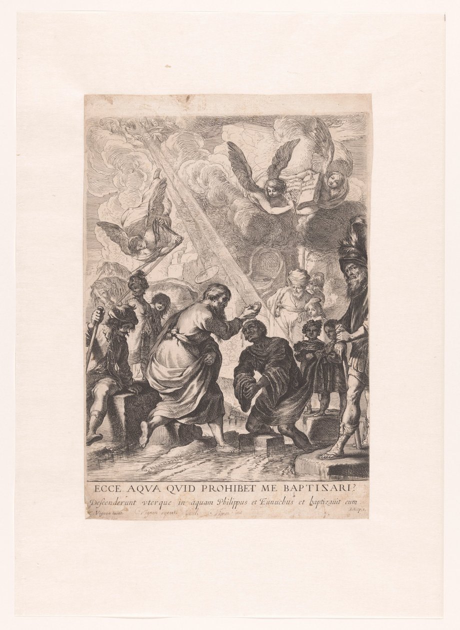 Taufe des Kämmerers von Claude Vignon