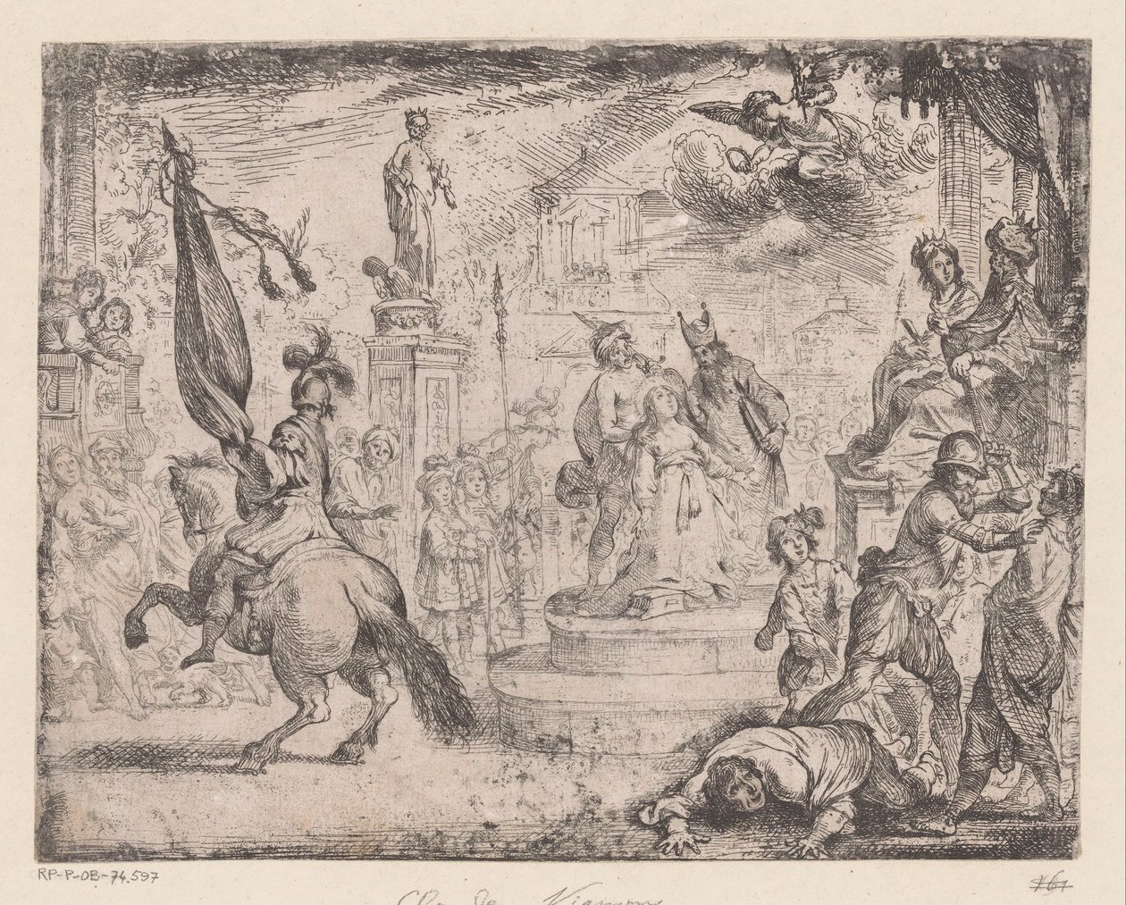 Martyrium der heiligen Katharina von Claude Vignon