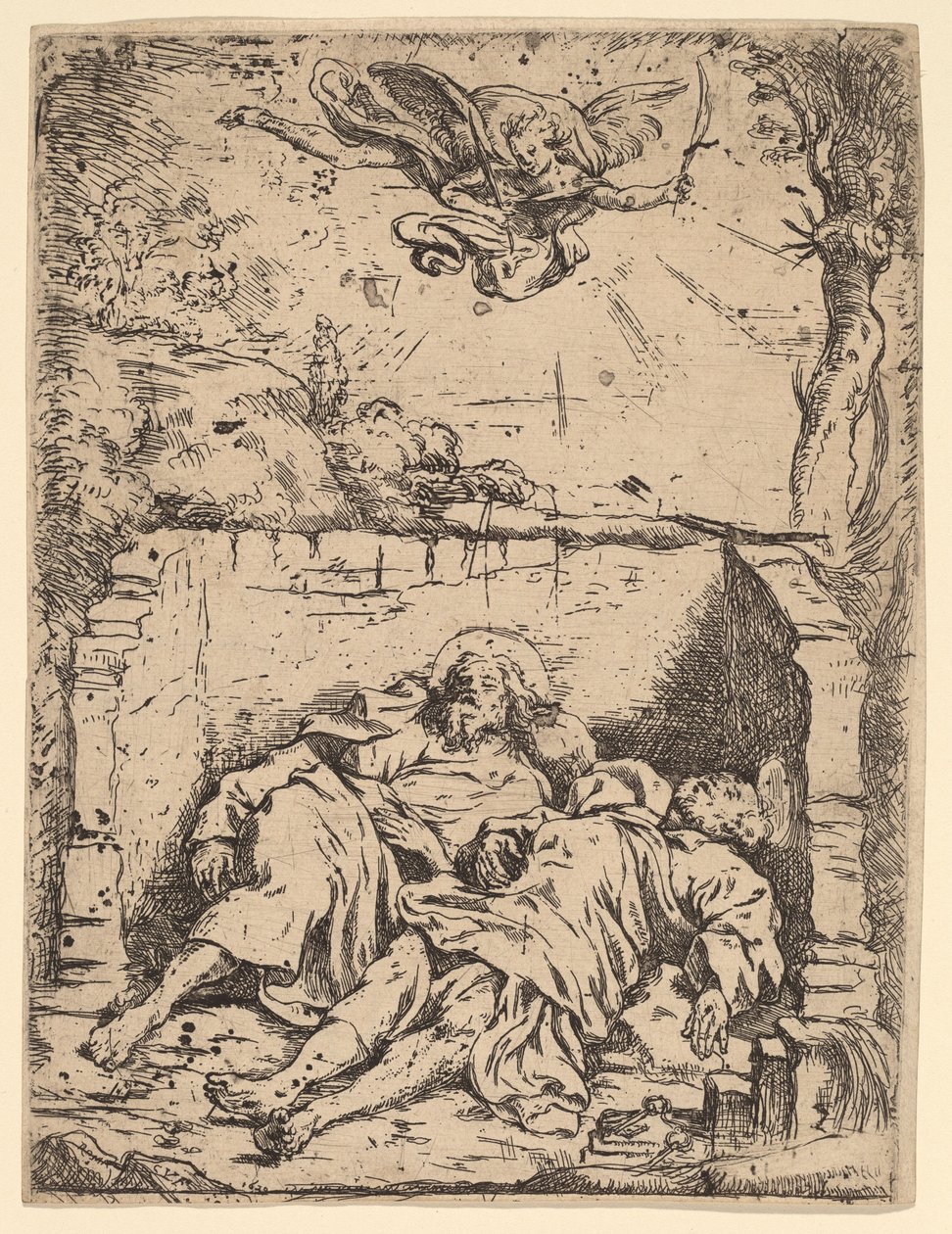 Die Leichen der Heiligen Peter und Paul von Claude Vignon