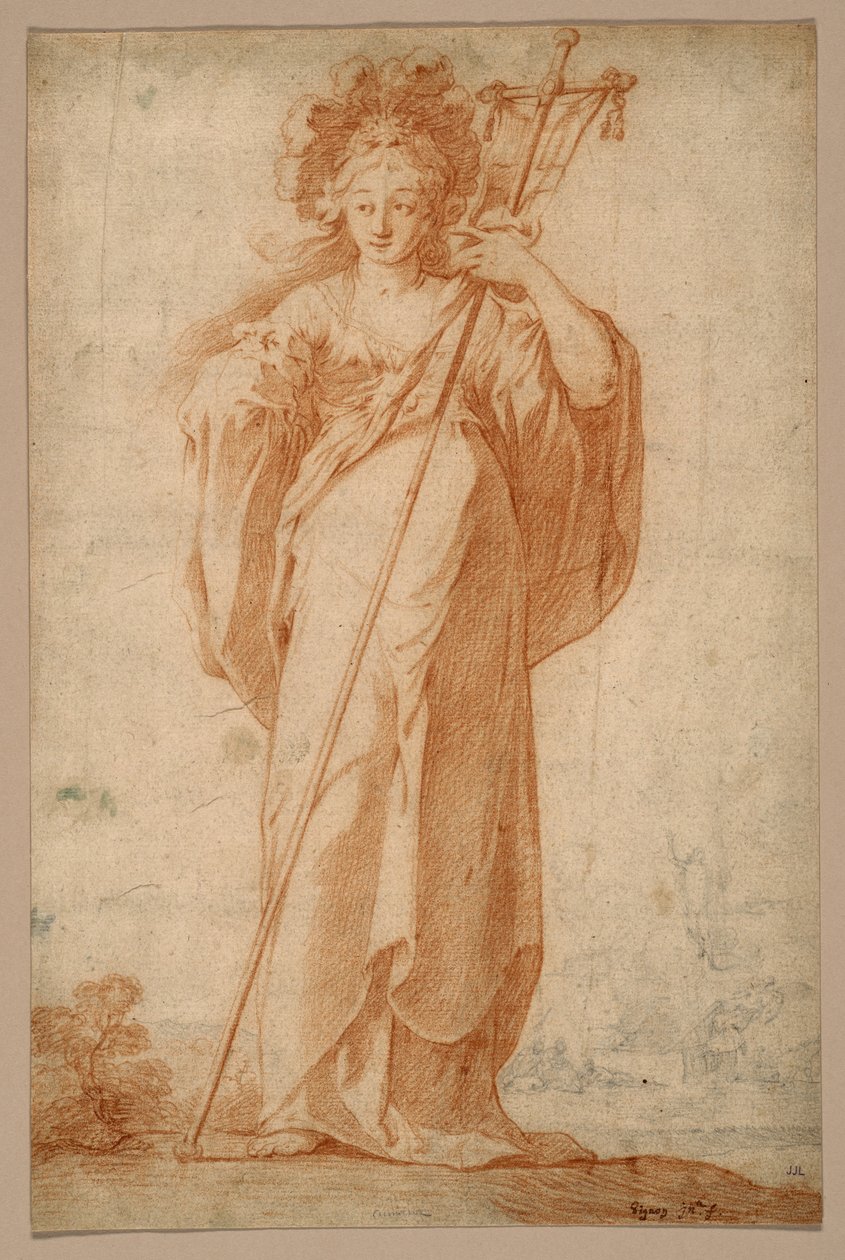 Die Kumanische Sibylle, ca. 1630 von Claude Vignon