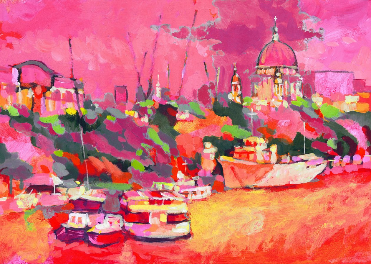 St Pauls Farbe von Clive Metcalfe