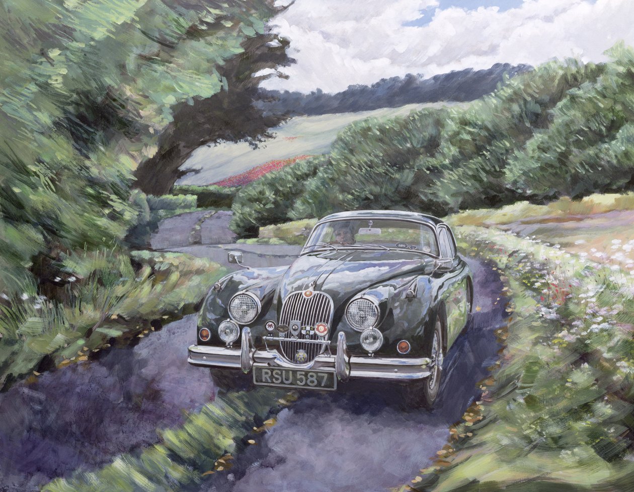 Jaguar XK150 Kreuzfahrt von Clive Metcalfe