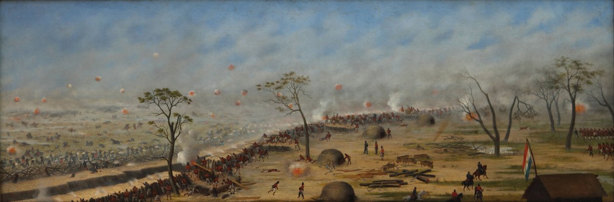 Trinchera de Curupaytí von Candido Lopez