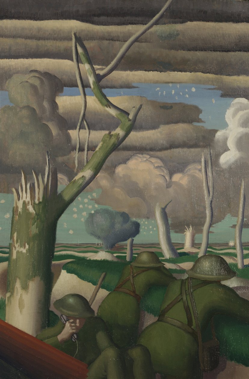 Beobachtung des Feuers von Colin Unwin Gill