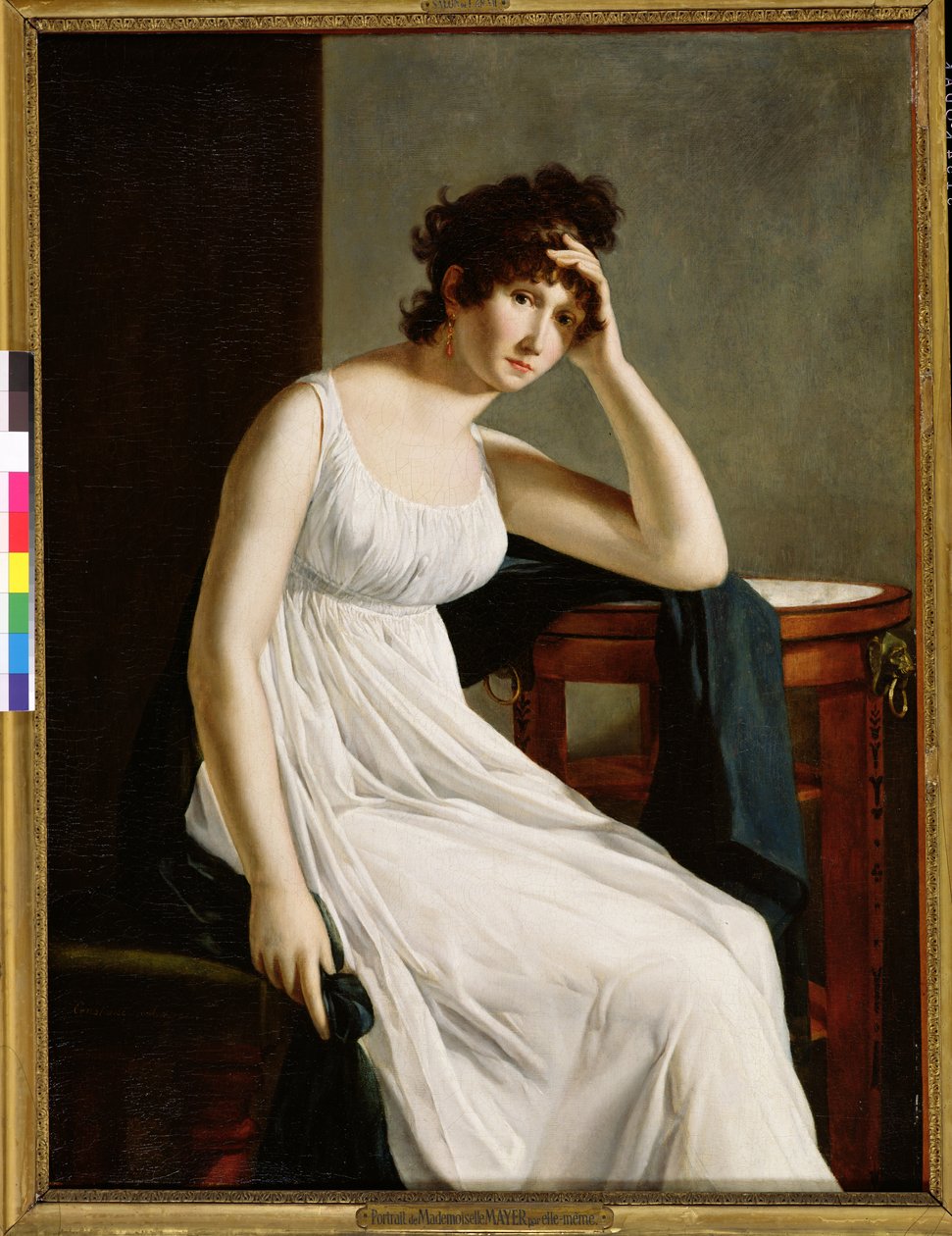 Selbstporträt, um 1799 von Constance Marie Mayer Lamartiniere