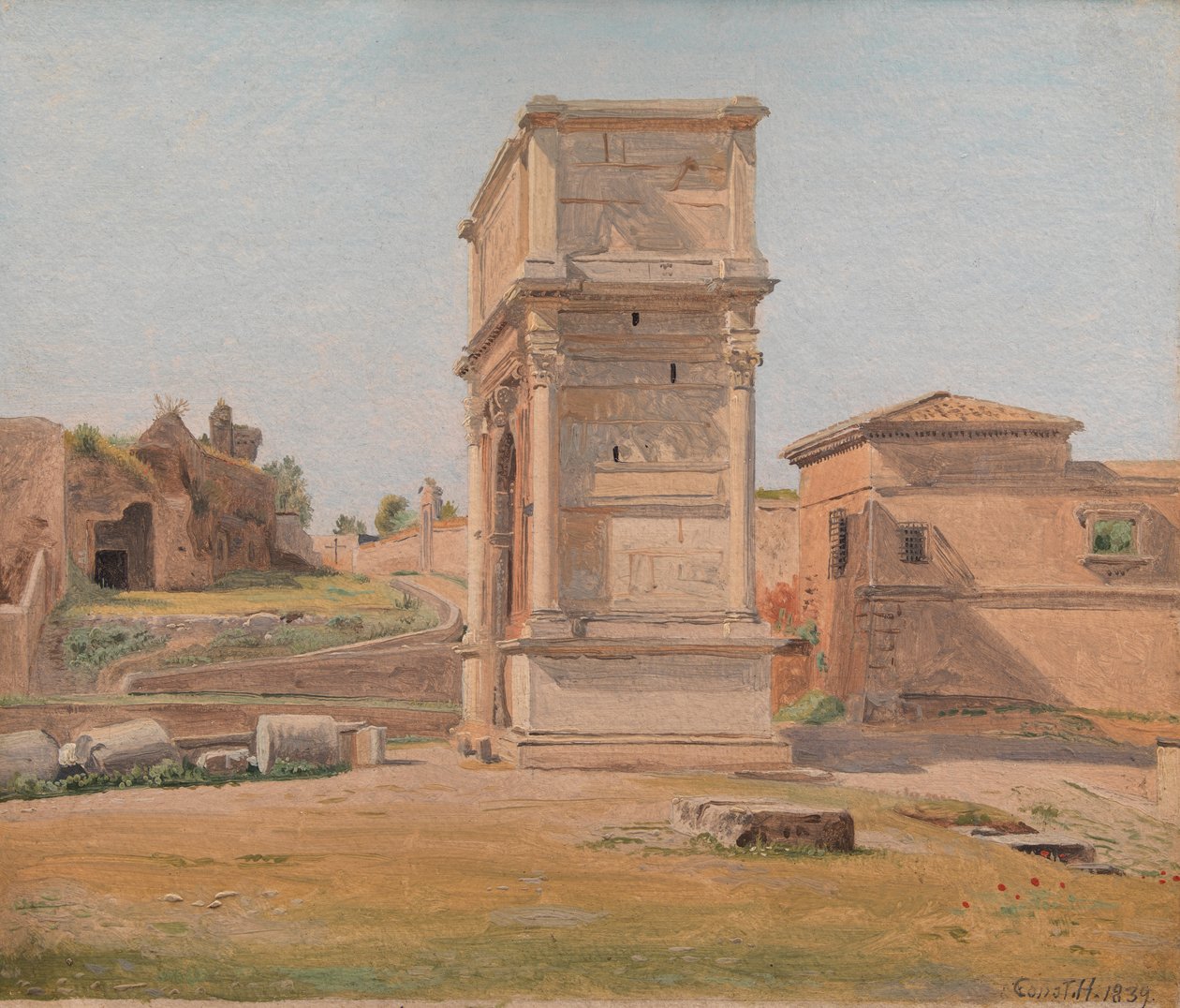 Der Titusbogen in Rom von Constantin Hansen