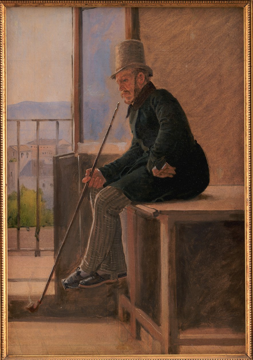 Der Maler Jørgen Sonne von Constantin Hansen