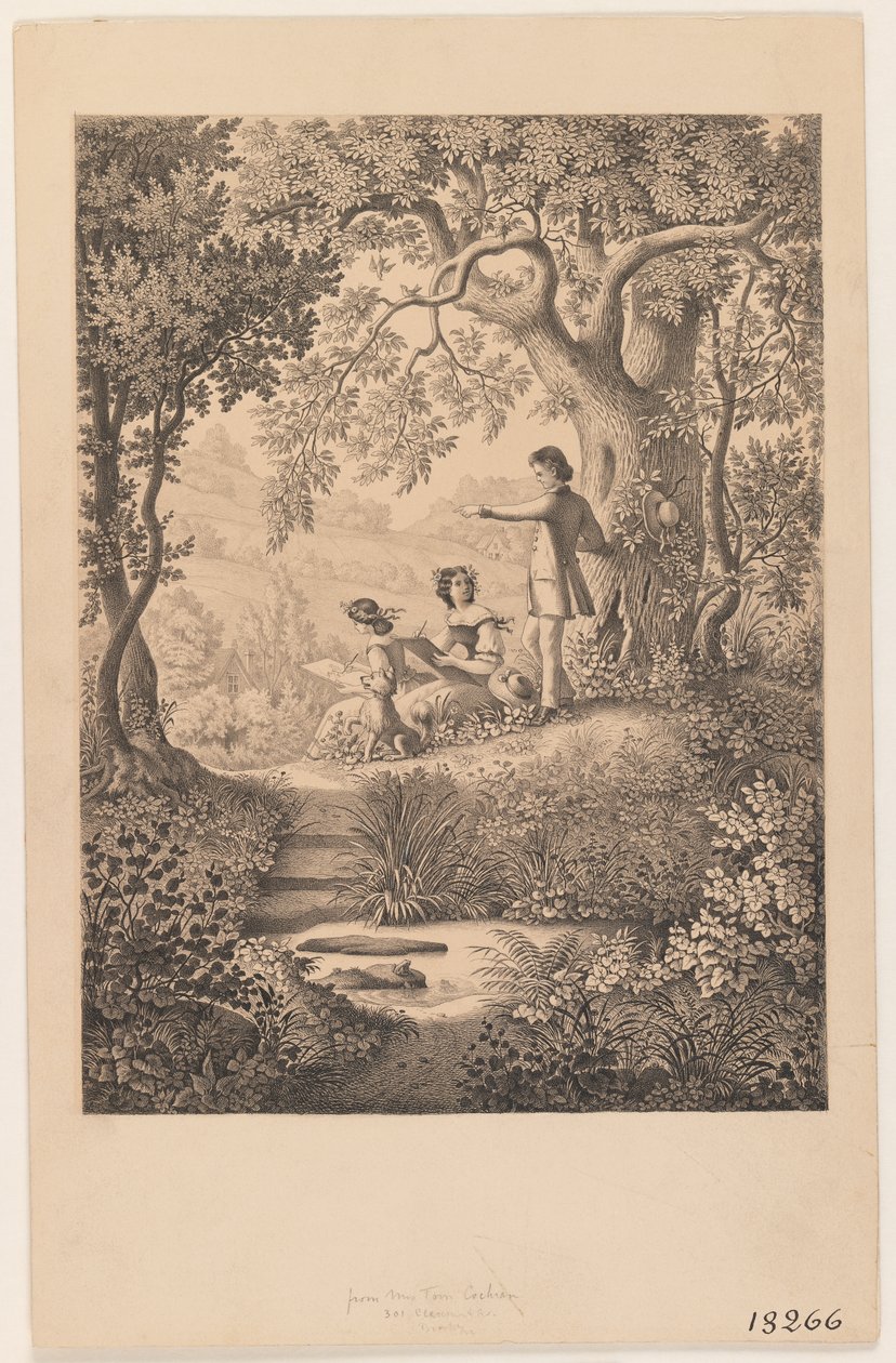 Eine Zeichenstunde, 1865 von Constantine Hertzberg