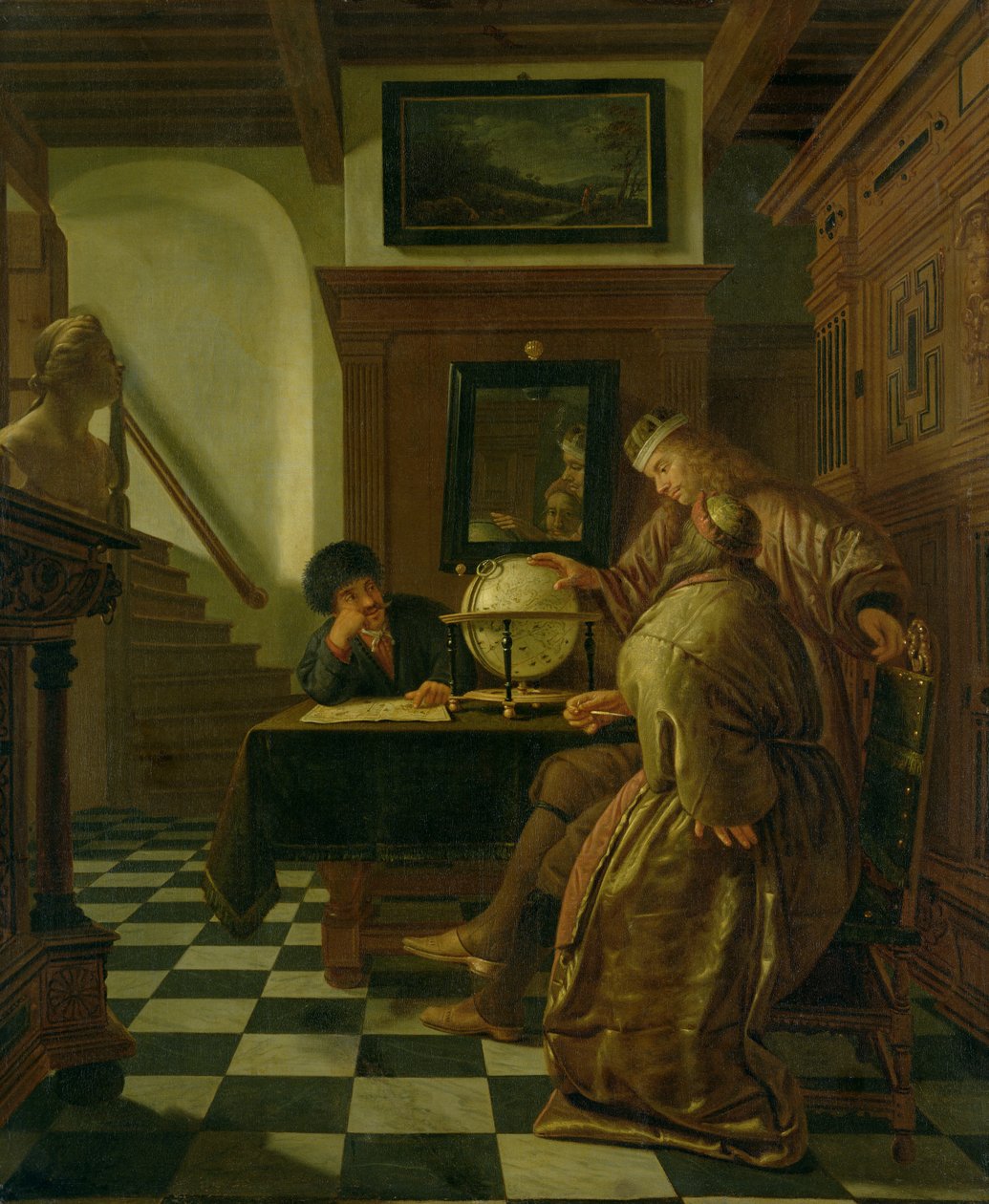 Geographen bei der Arbeit von Cornelis de Man