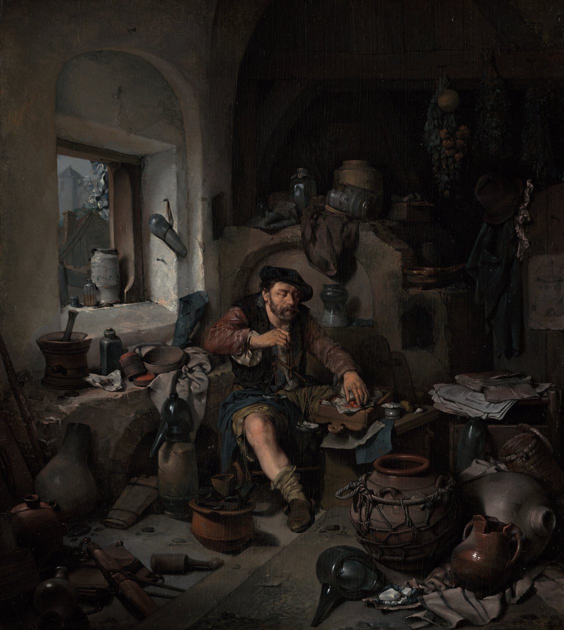 Der Alchemist von Cornelis Bega