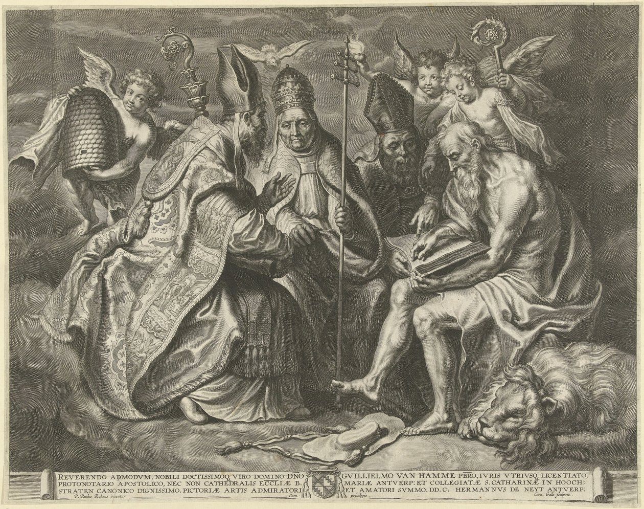 Die vier Kirchenväter von Cornelis Galle (I)