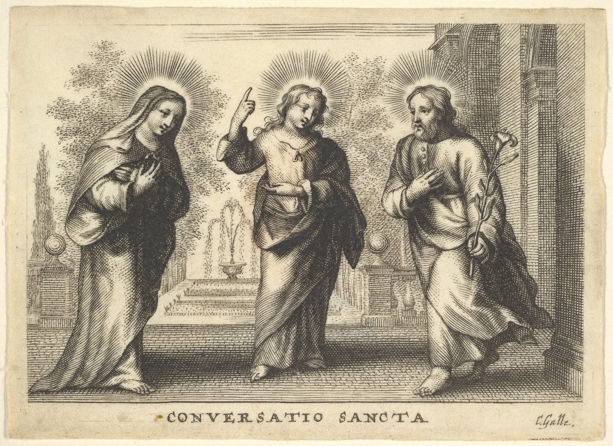 Conversatio sancta von Cornelis Galle I