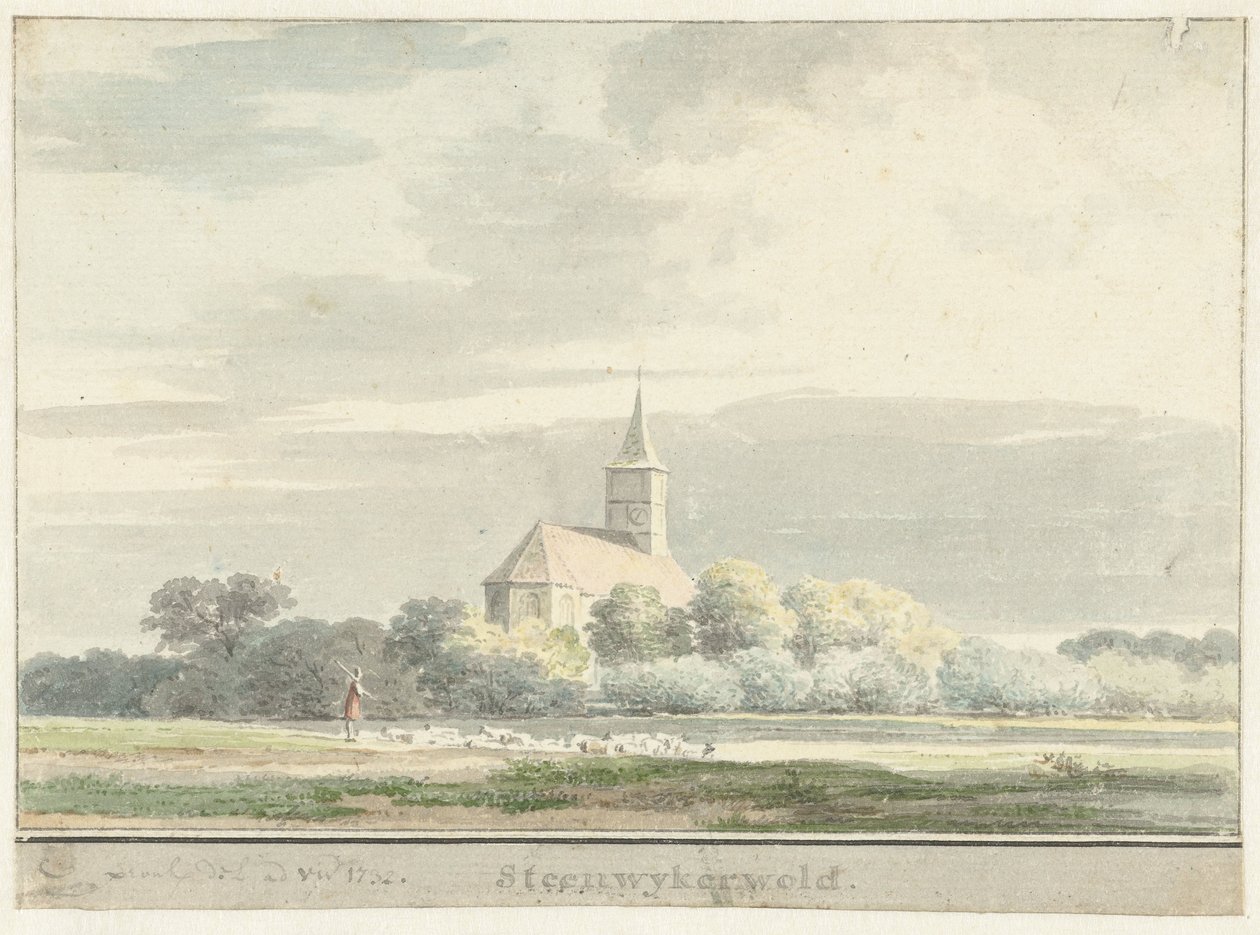 Ansicht von Steenwijkerwold von Cornelis Pronk
