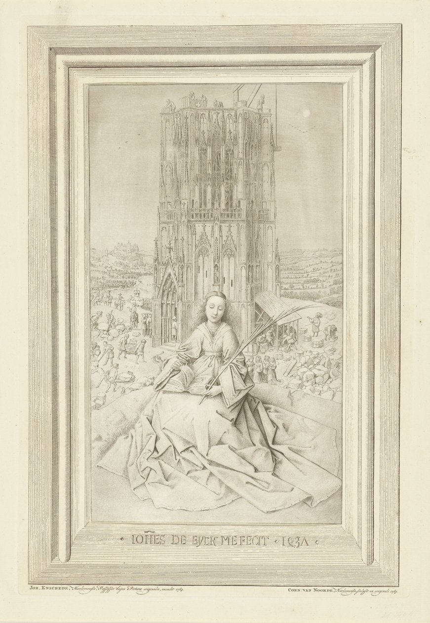 Heilige Barbara von Cornelis van Noorde