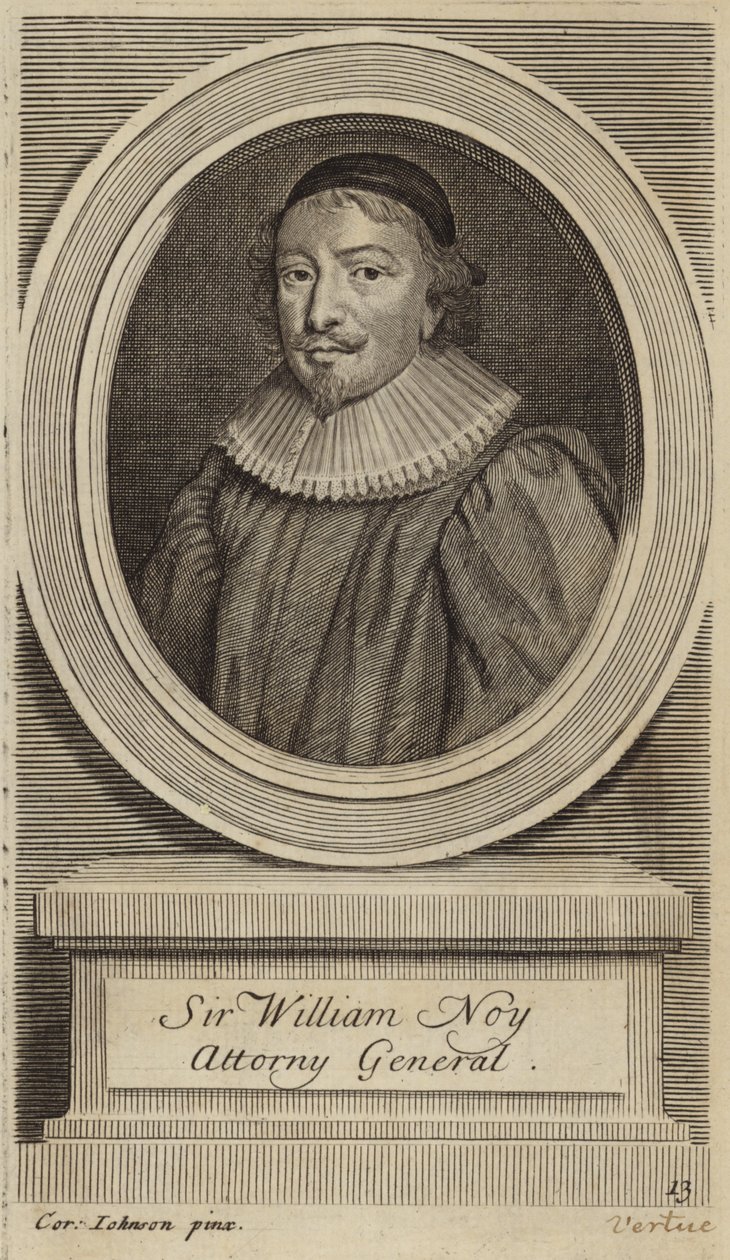 Sir William Noy von Cornelius Janssen van Ceulen