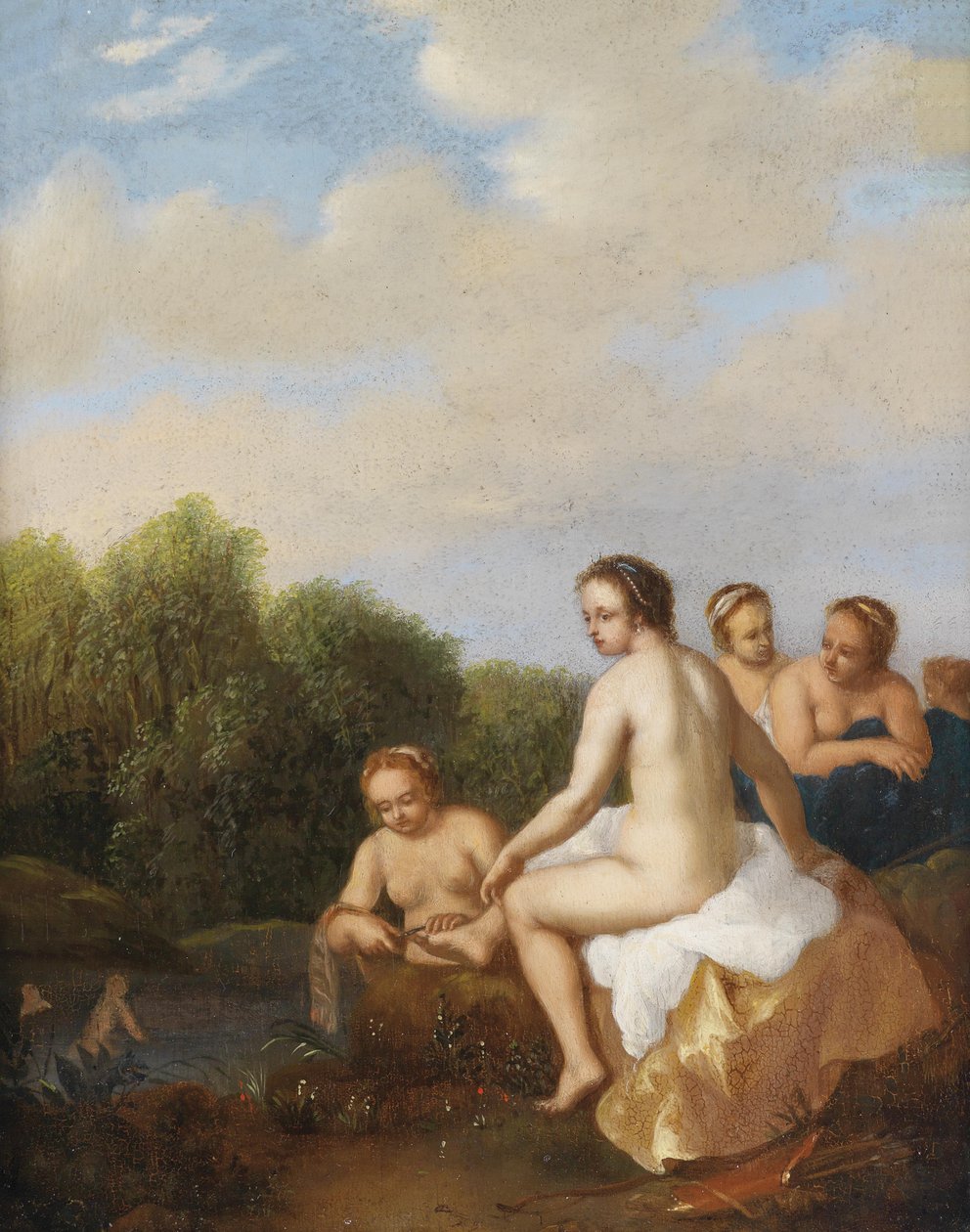 Badende Nymphen von Cornelis van Poelenburgh or Poelenburch