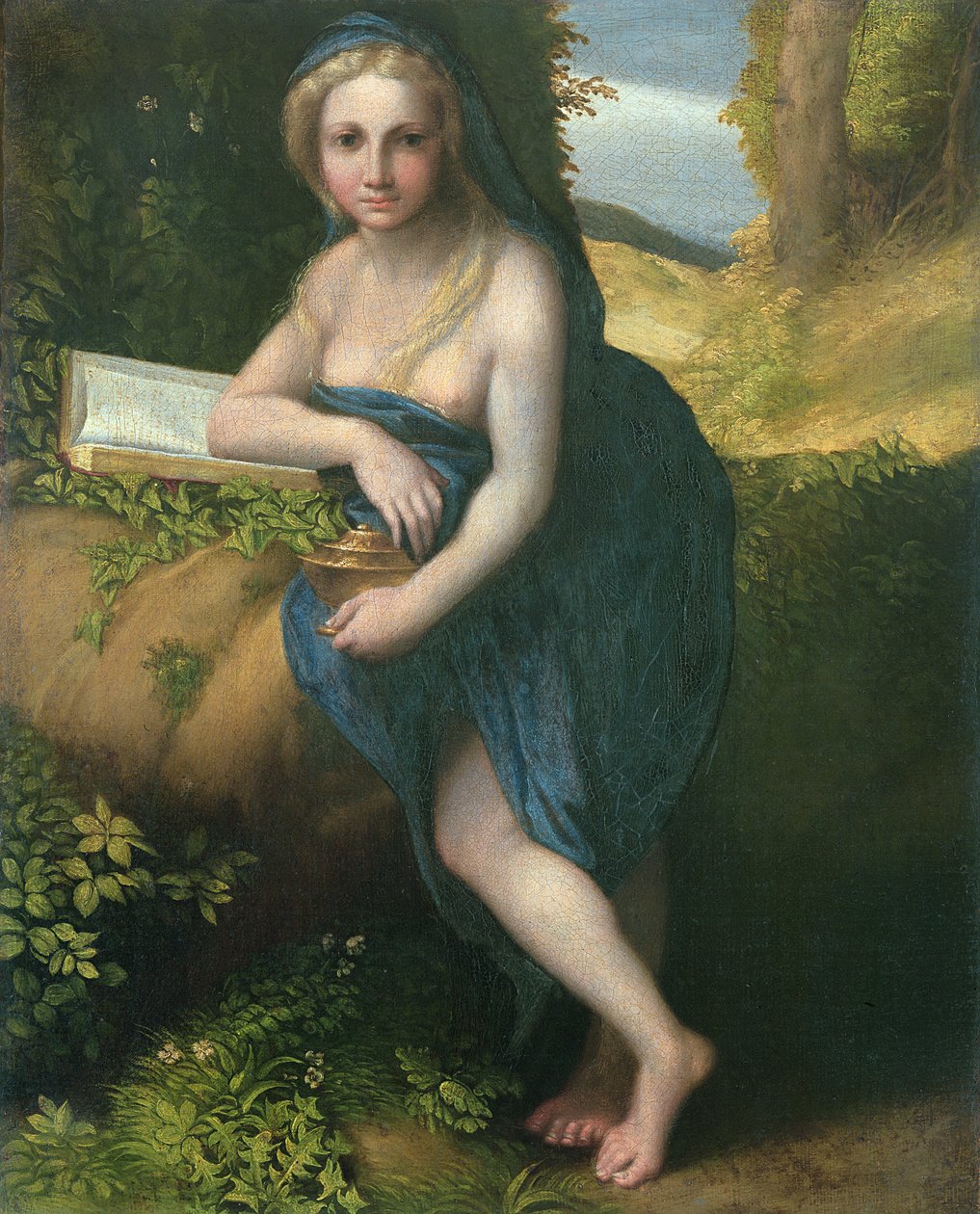 Die Magdalena, ca. 1518-19 von Antonio da Correggio