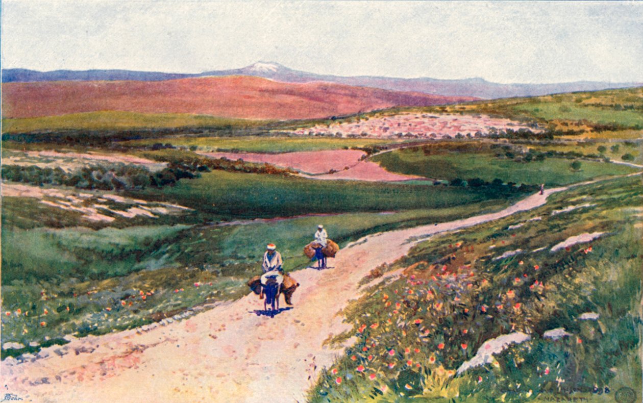 Kana von der Straße nach Nazareth von Corwin Knapp Linson