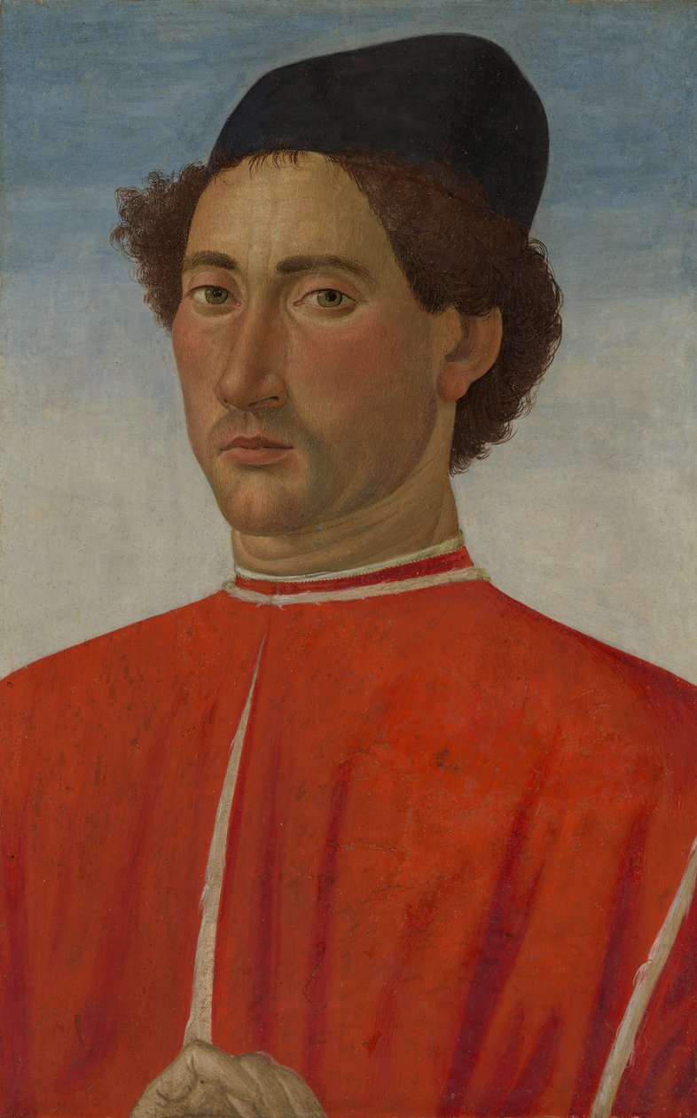 Porträt eines Mannes, ca. 1481-82 von Cosimo Rosselli