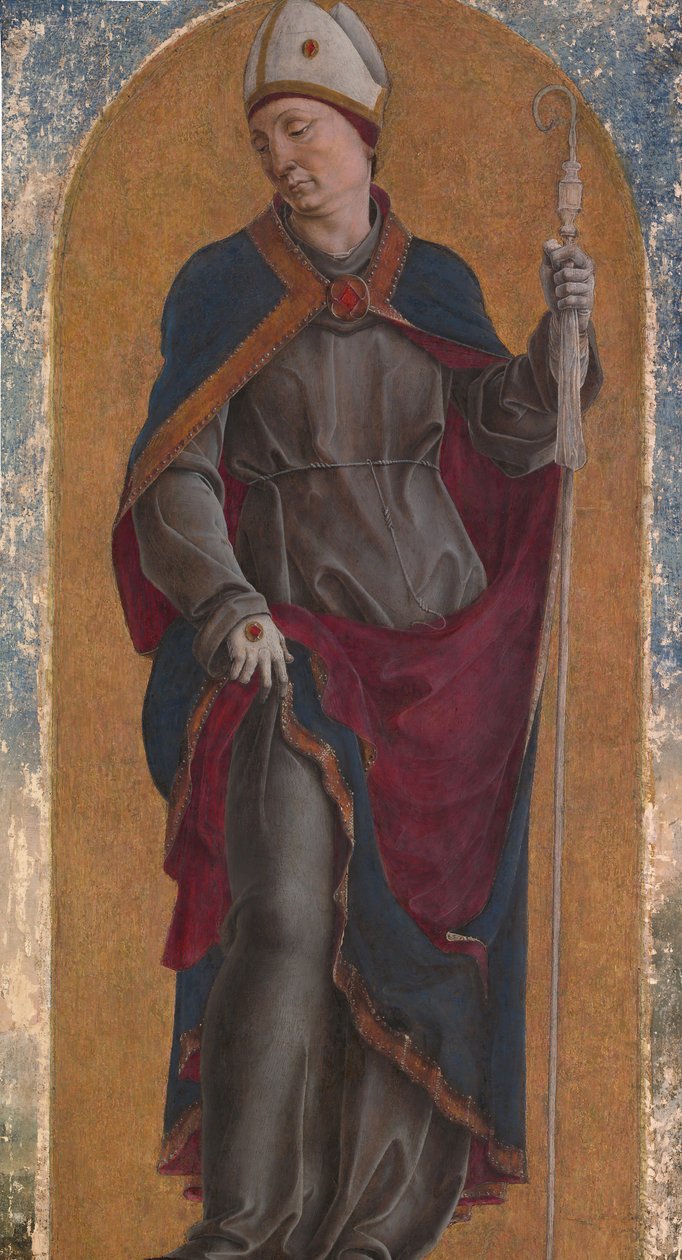 Heiliger Ludwig von Toulouse, 1484 von Cosmè Tura