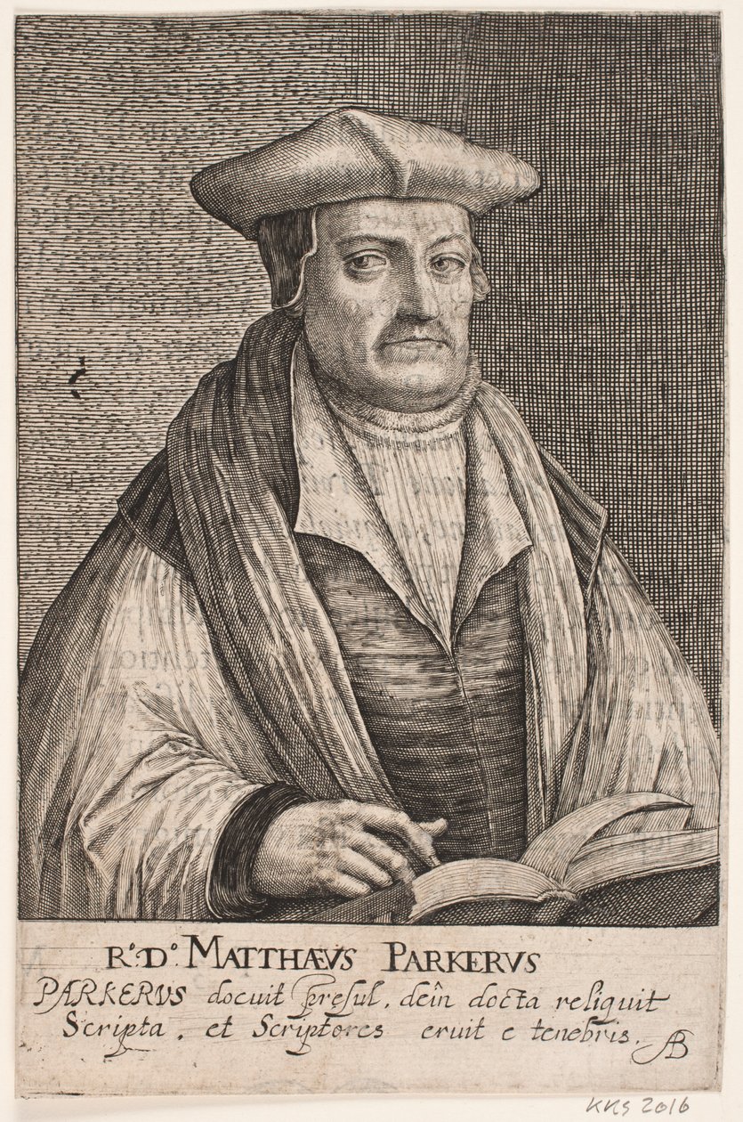 Mathew Parker, Erzbischof von Canterbury von Crispijn van de Passe