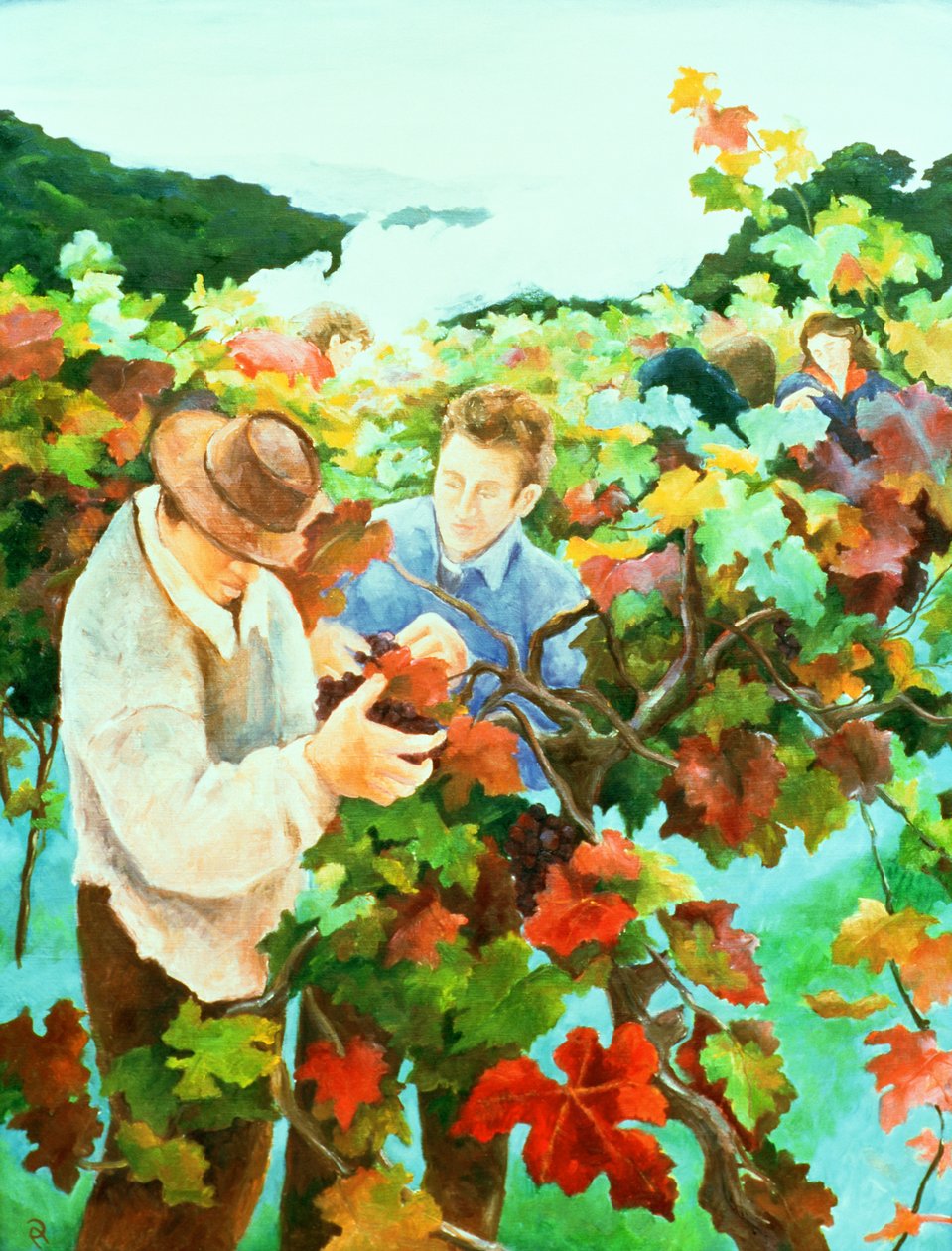 Weinleser, 1996 von Cristiana Angelini