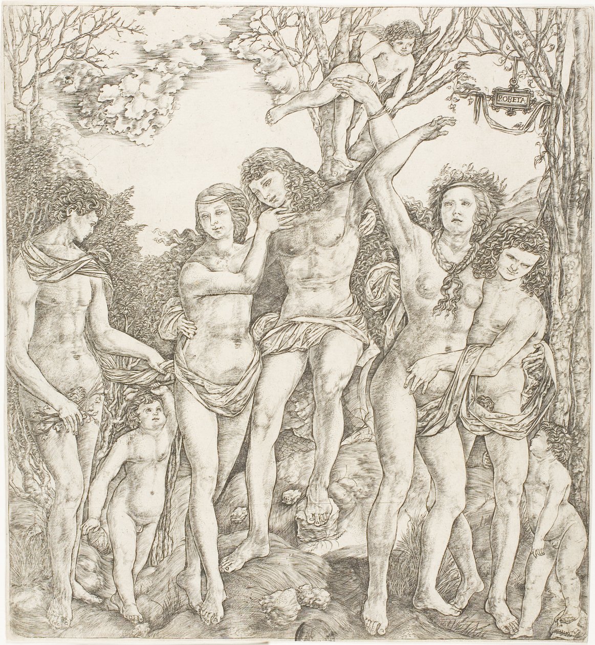 Allegorie der fleischlichen Liebe von Cristofano Robetta