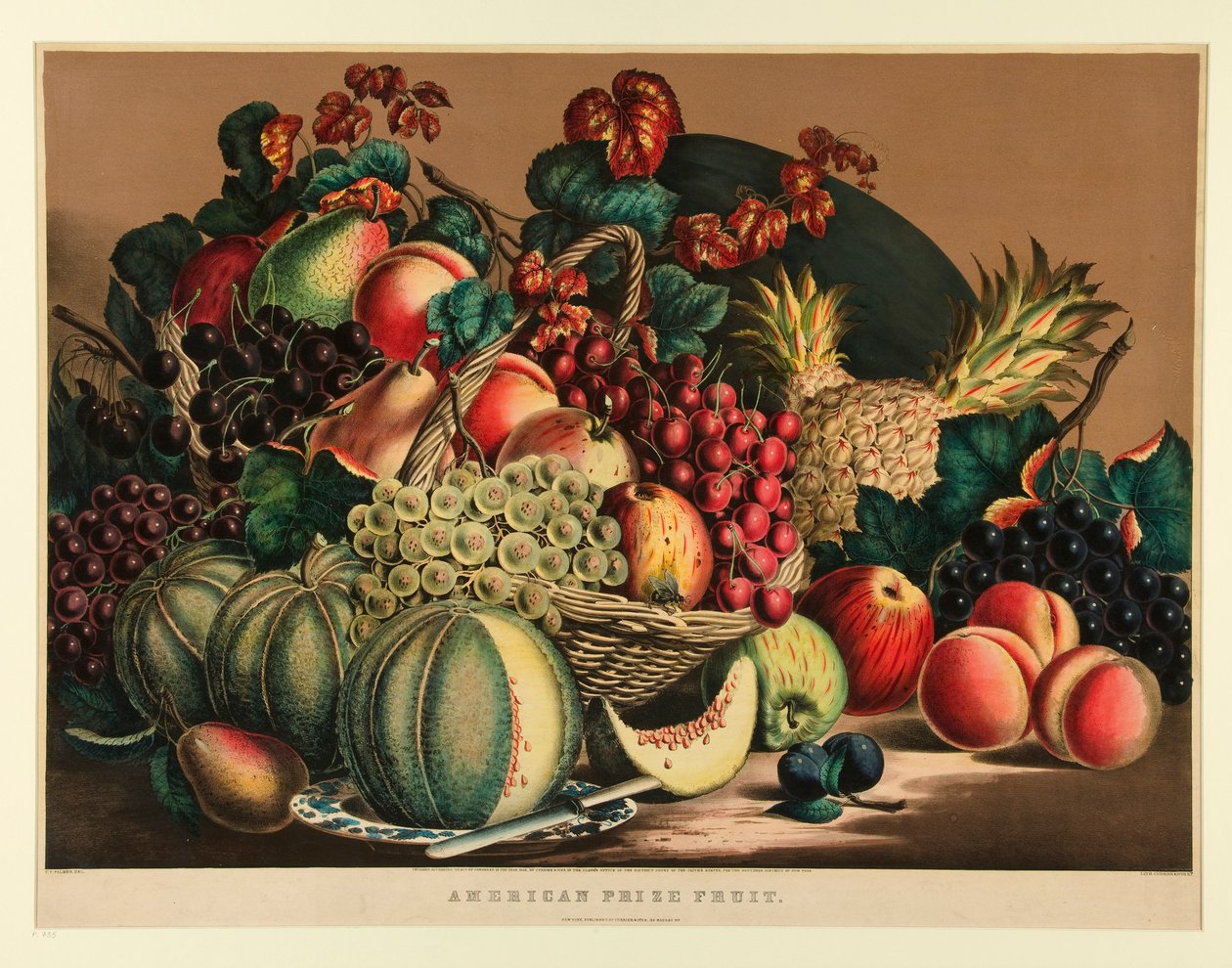 Amerikanisches Preisobst von Currier and Ives