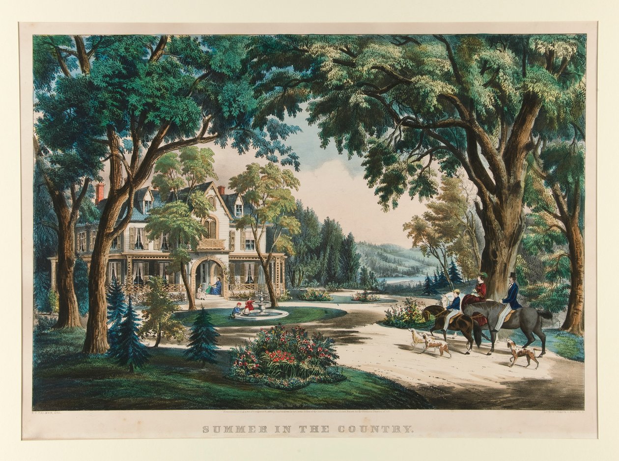Sommer auf dem Land von Currier and Ives