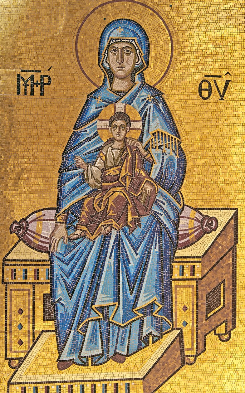Madonna und Kind, Kykkos-Kloster, Troodos-Gebirge, Zypern von Cypriot