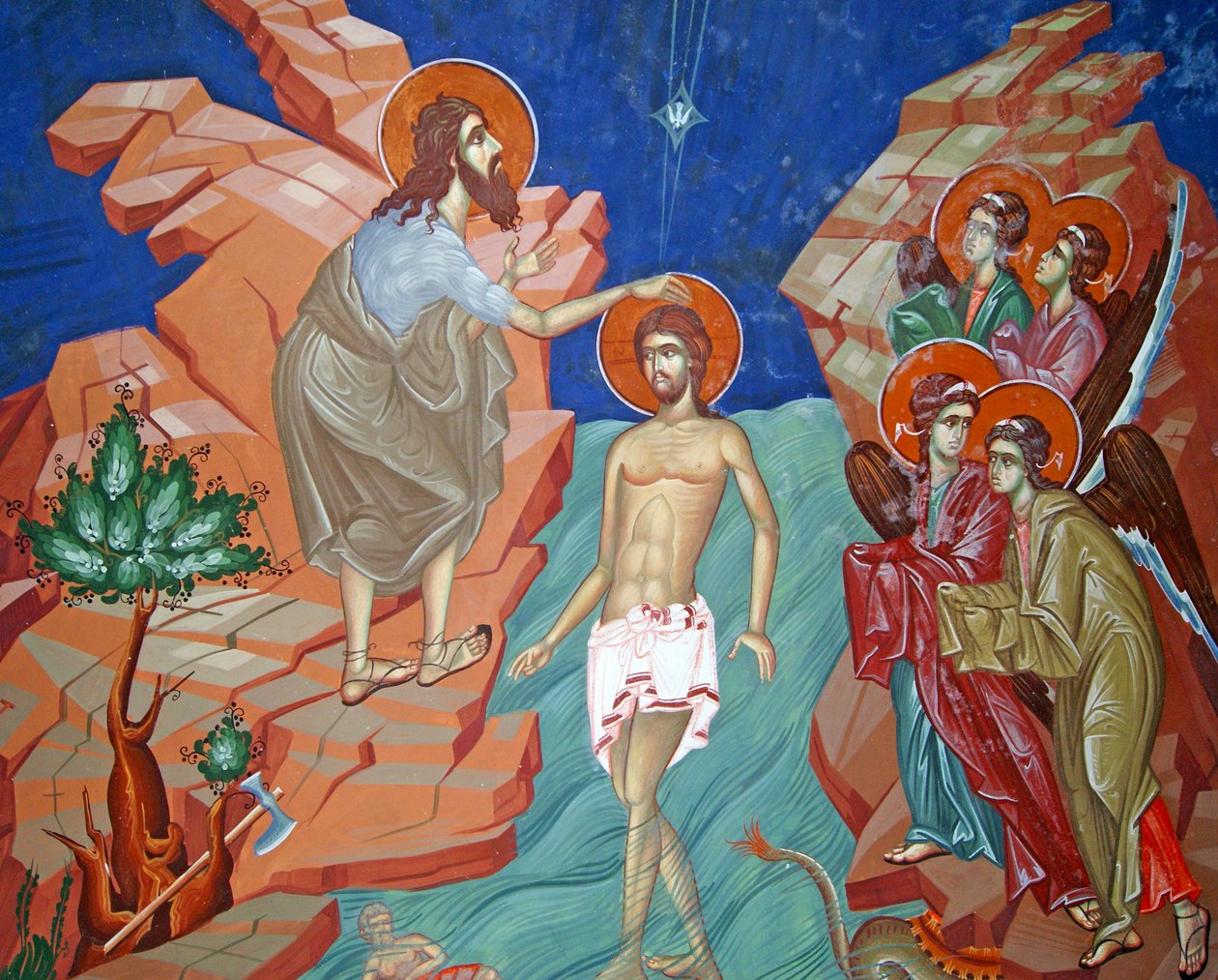Die Taufe Jesu, Zypern von Cypriot