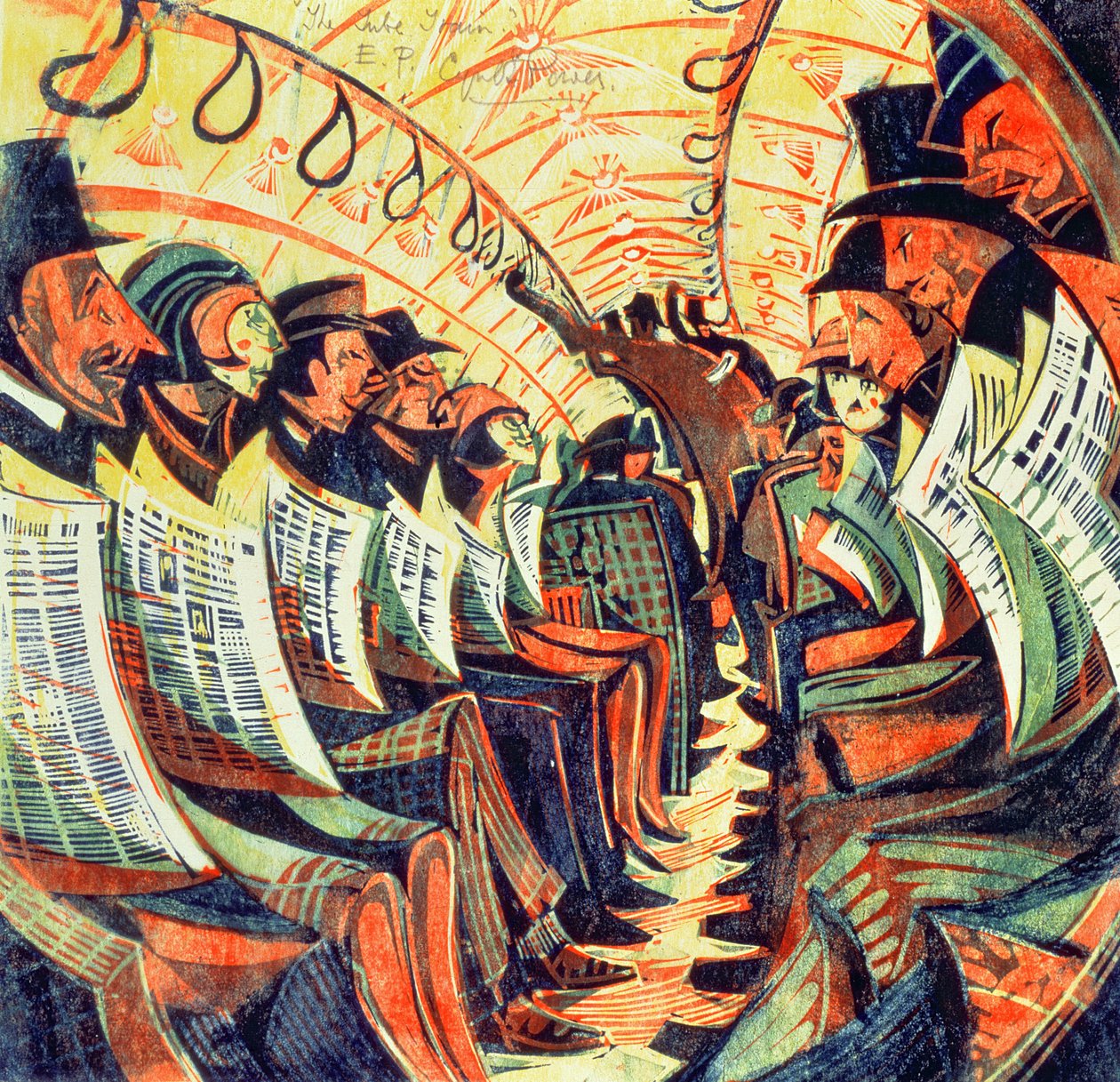 Die U-Bahn, ca. 1934 von Cyril Edward Power