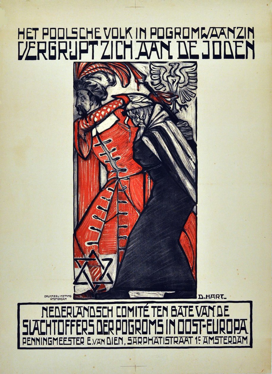 Das Pogrom von Lemberg, 1918, 1919 von D. Hart