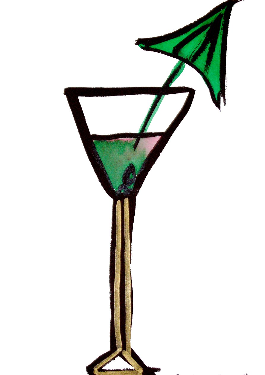 Cocktailglas von Daisy de Villeneuve