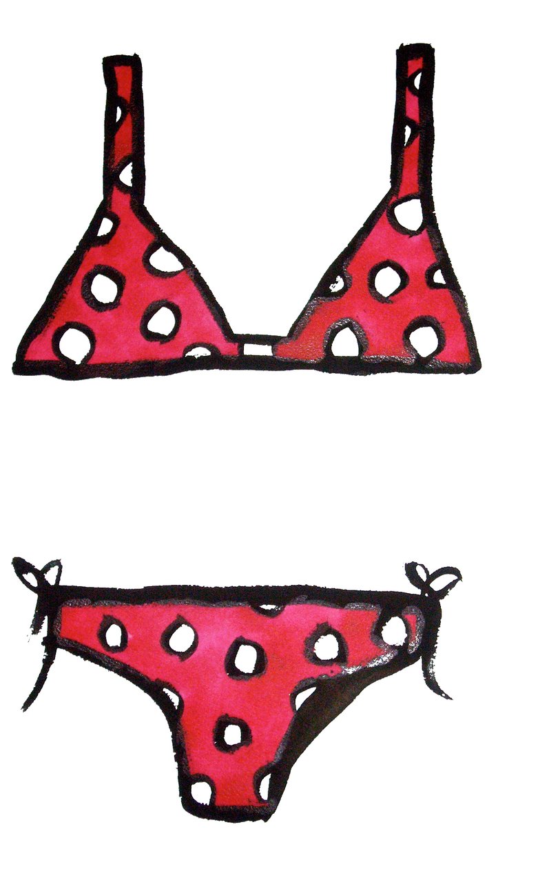 Punkt-Bikini von Daisy de Villeneuve