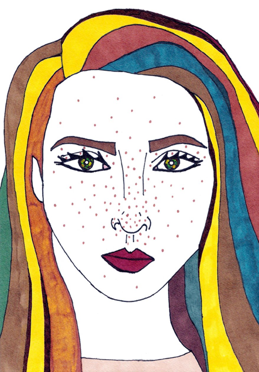 Selbstporträt von Daisy de Villeneuve