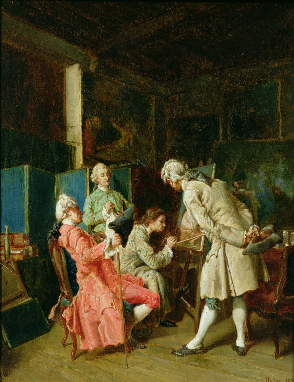 Die Kunstkritiker, 1878 von Dajou